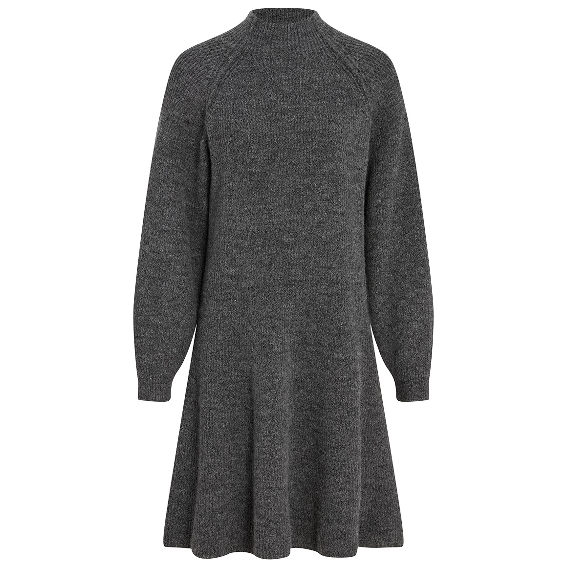 Damen Strickkleid mit Stehkragen