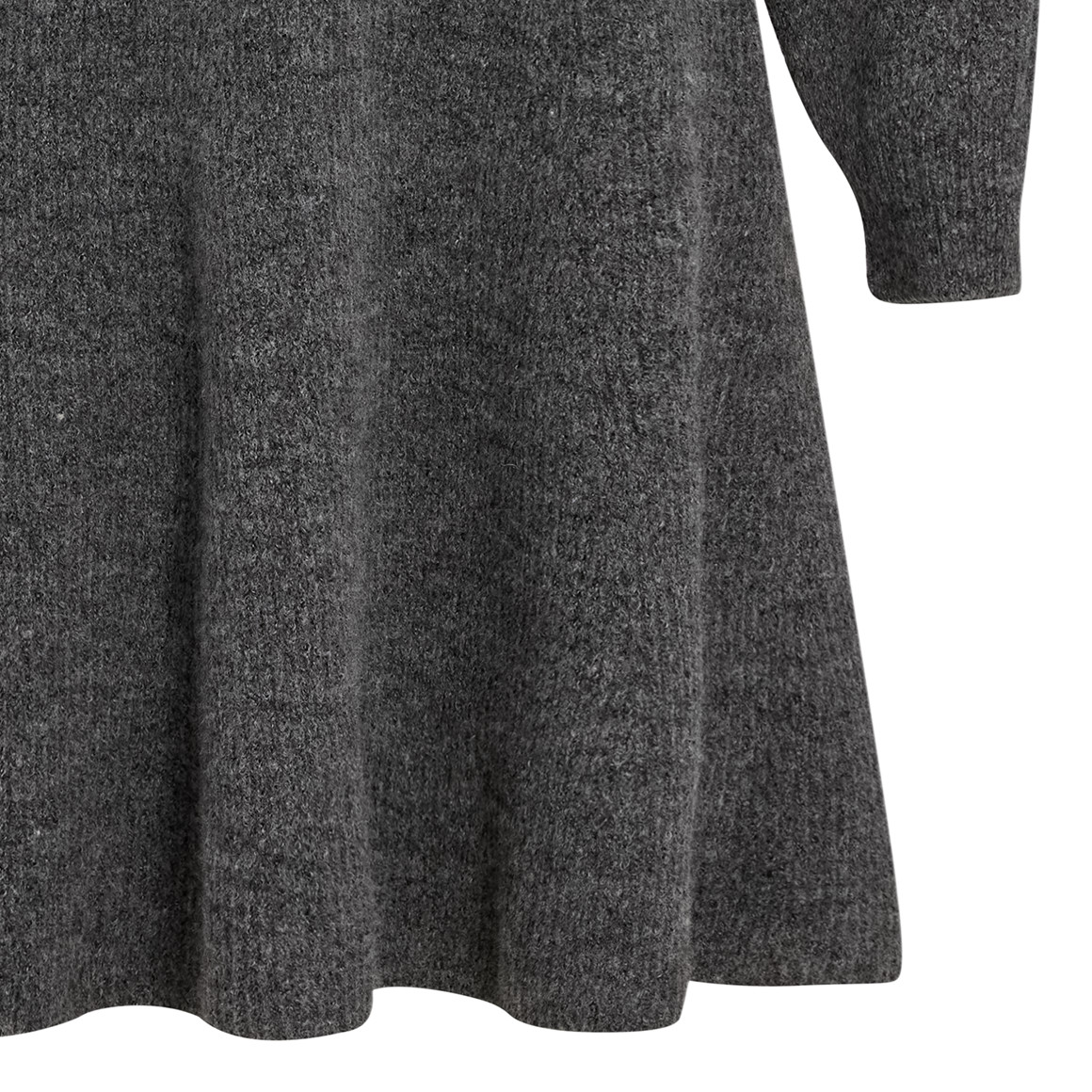 Damen Strickkleid mit Stehkragen