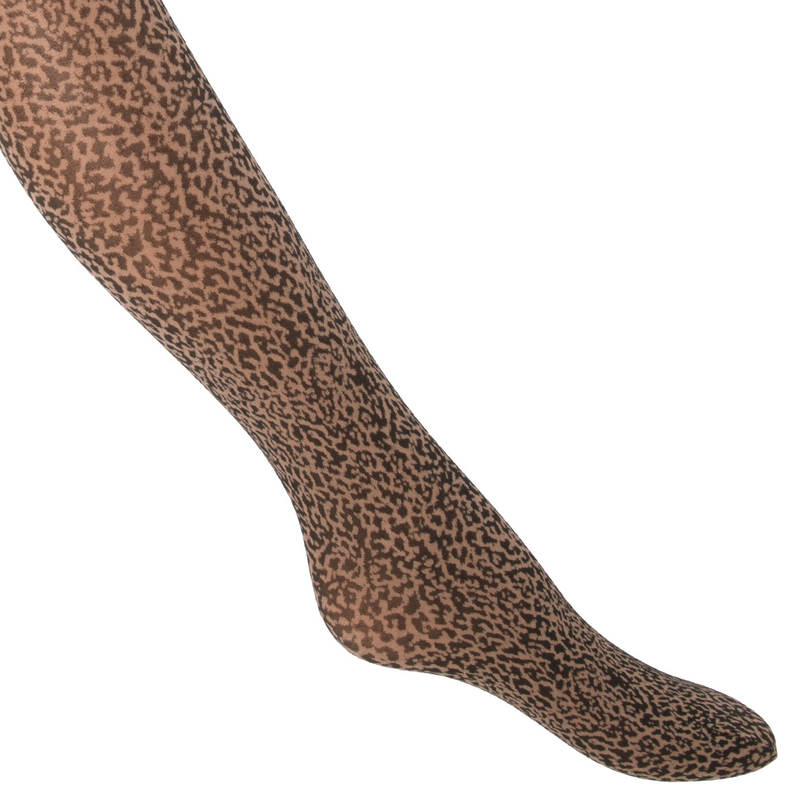 Damen Strumpfhose mit Leo-Muster