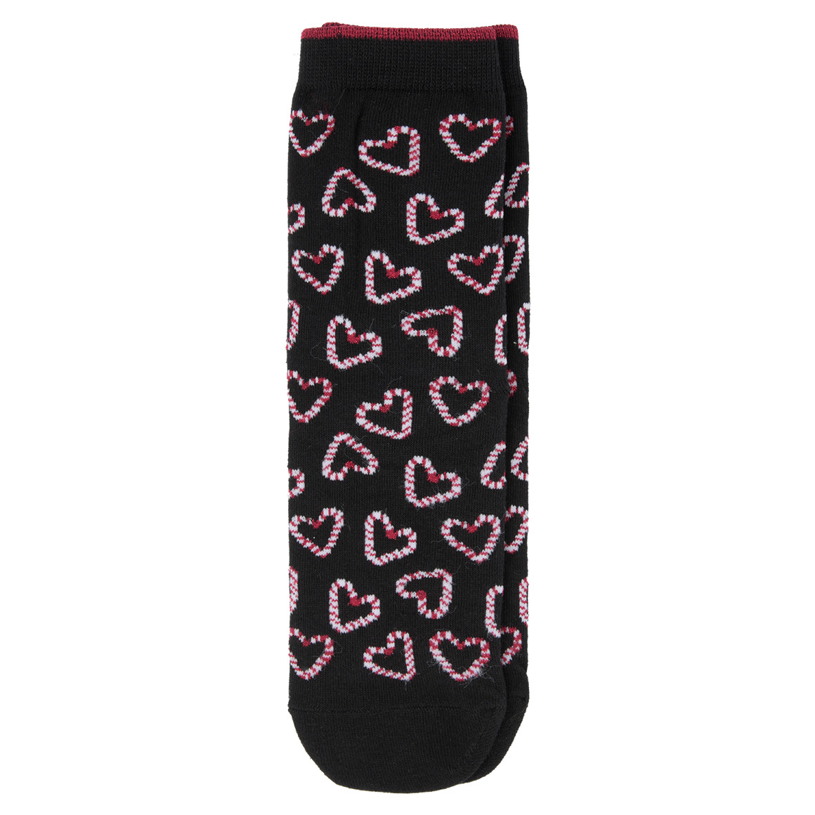 1 Paar Damen Weihnachtssocken mit Glitzer