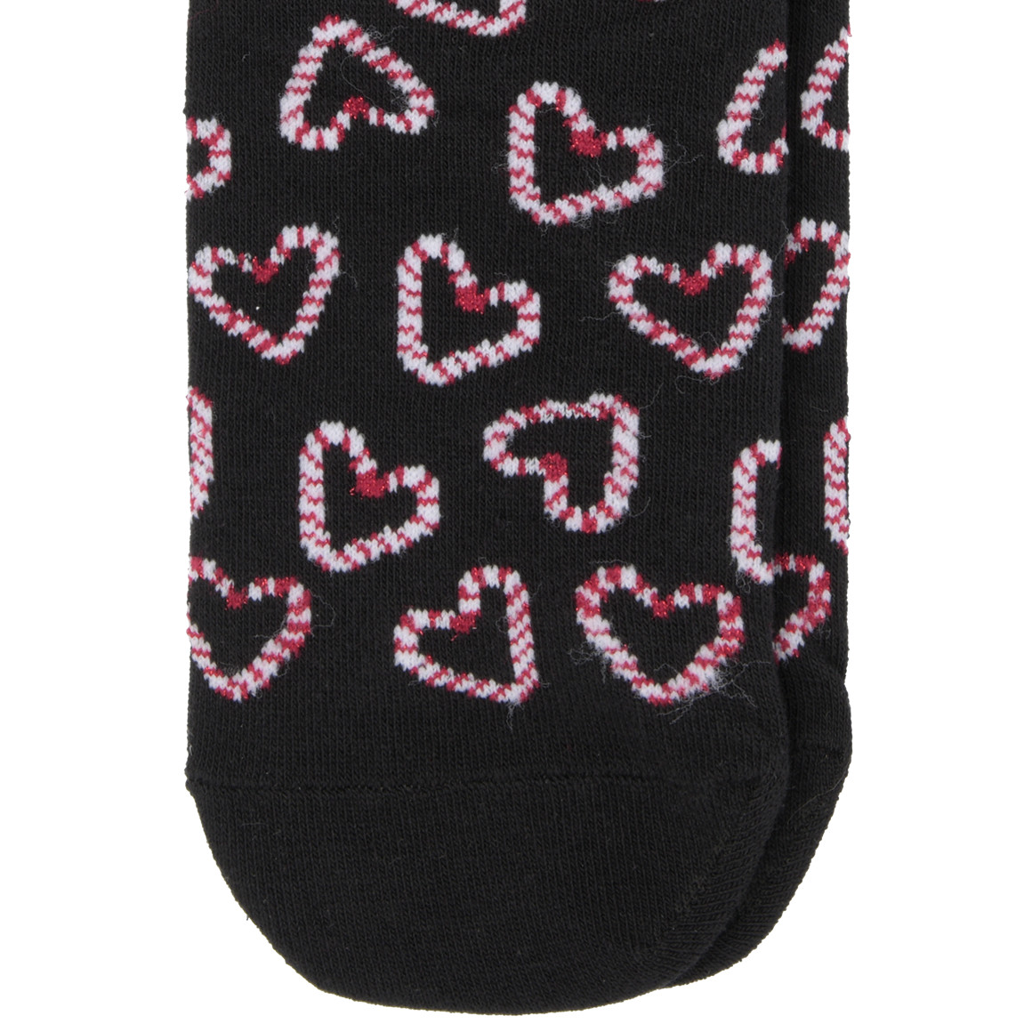 1 Paar Damen Weihnachtssocken mit Glitzer