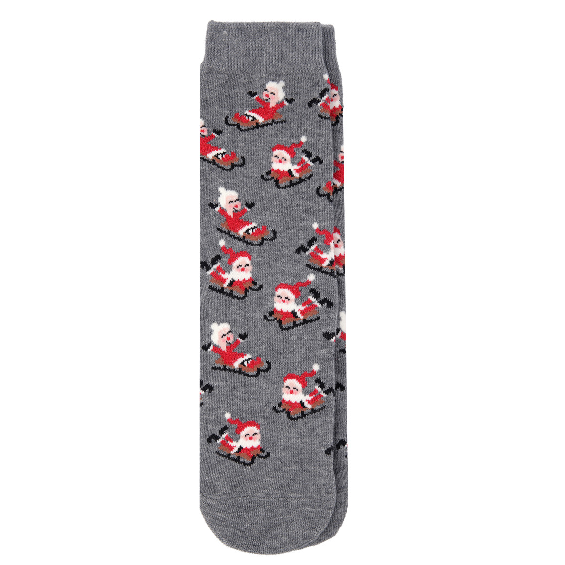 1 paar Kerstsokken met glitter voor Dames