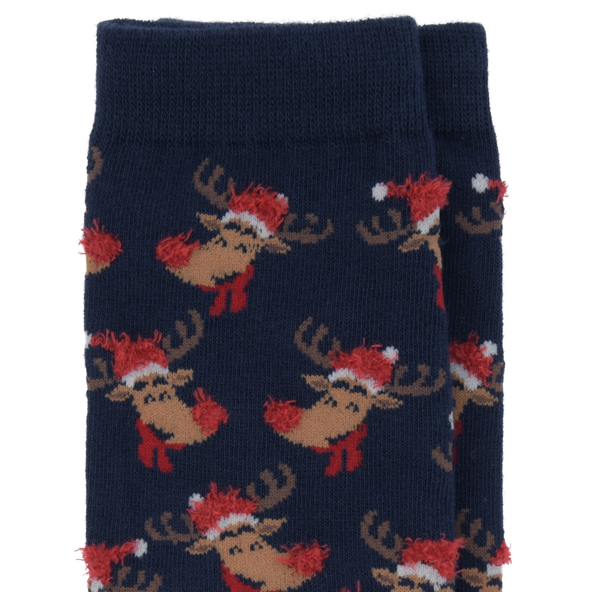 1 Paar Damen Weihnachtssocken mit Rentieren