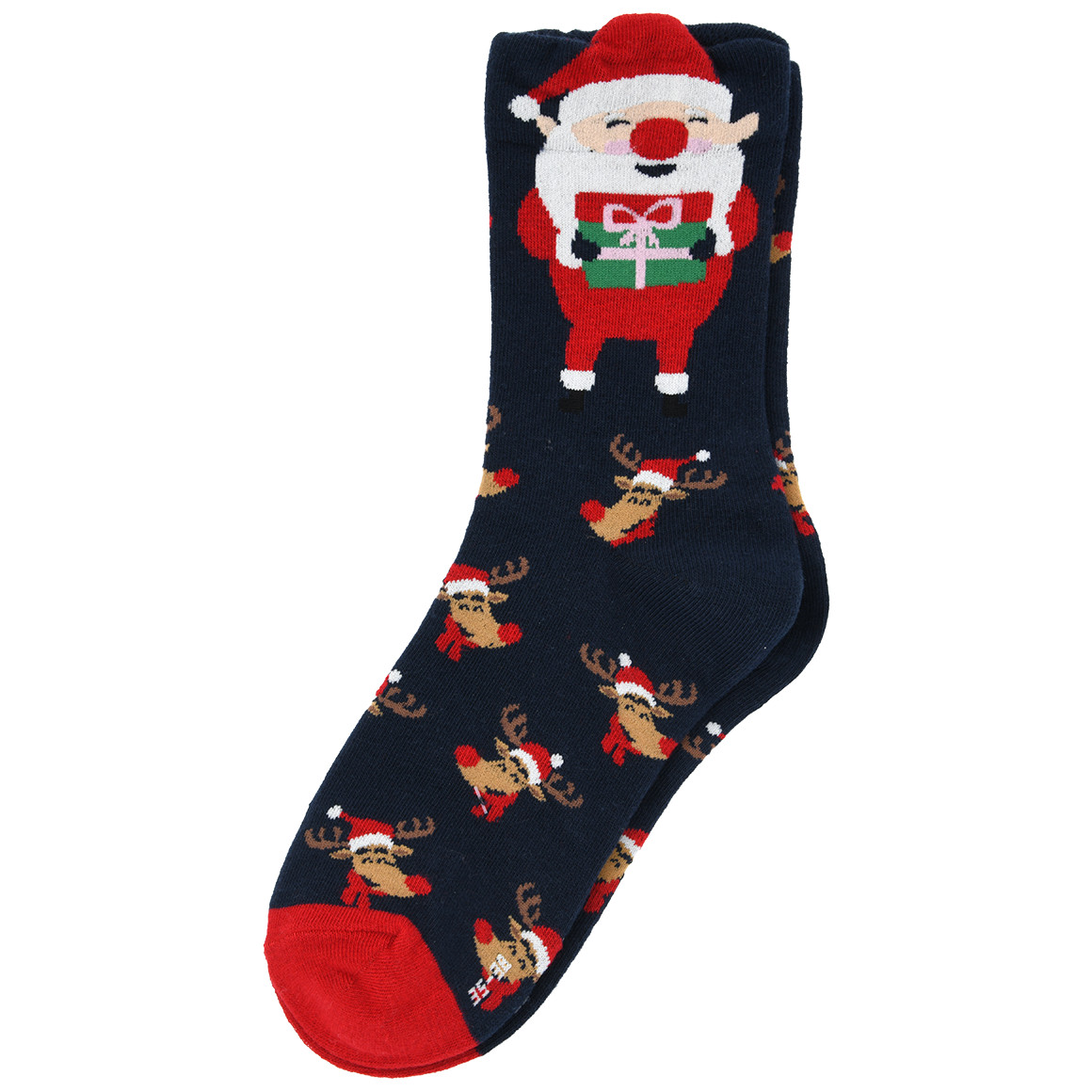 Weihnachtssocken Unisex – Lustige Personalisierbare Baumwollsocken, Geschenk Für Familie & Freunde