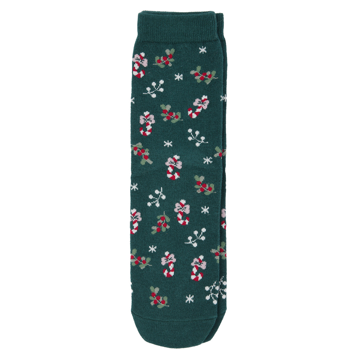 1 paar Kerstsokken Dames met all-over print