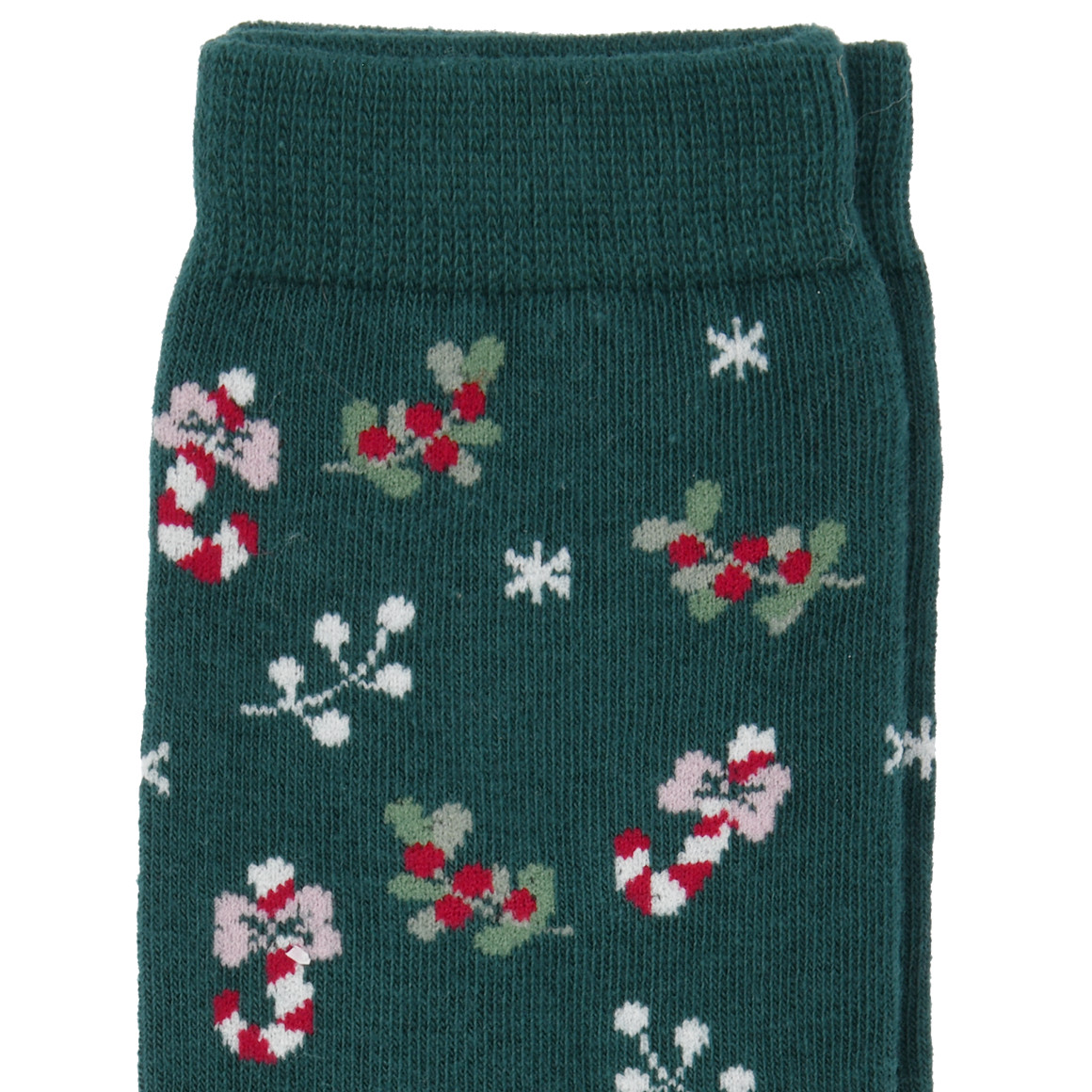 1 paar Kerstsokken Dames met all-over print