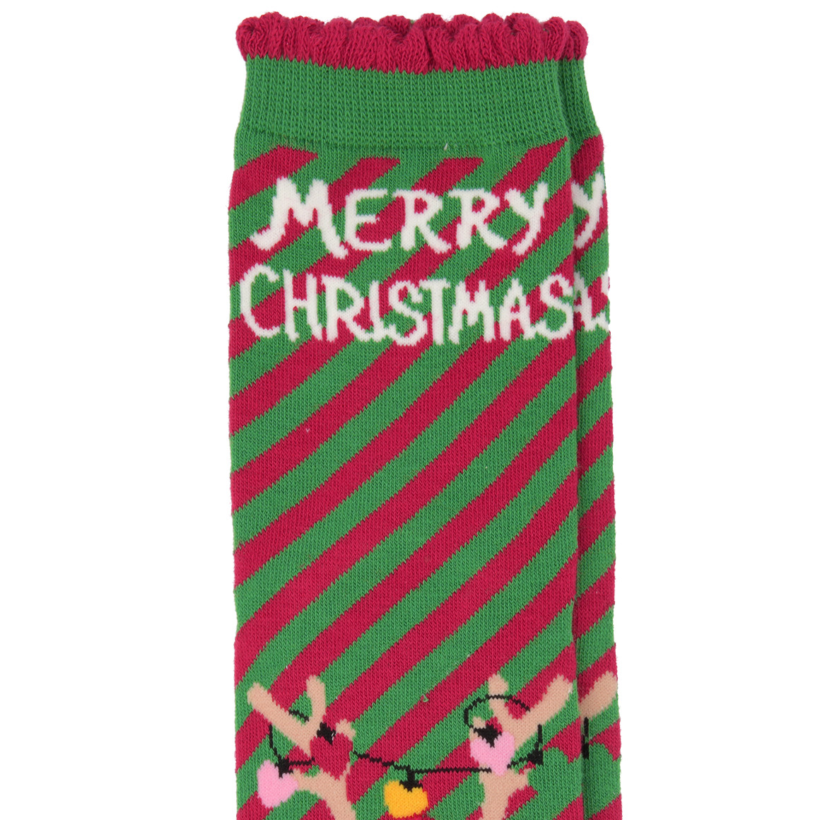 1 Paar Damen Weihnachtssocken flauschig