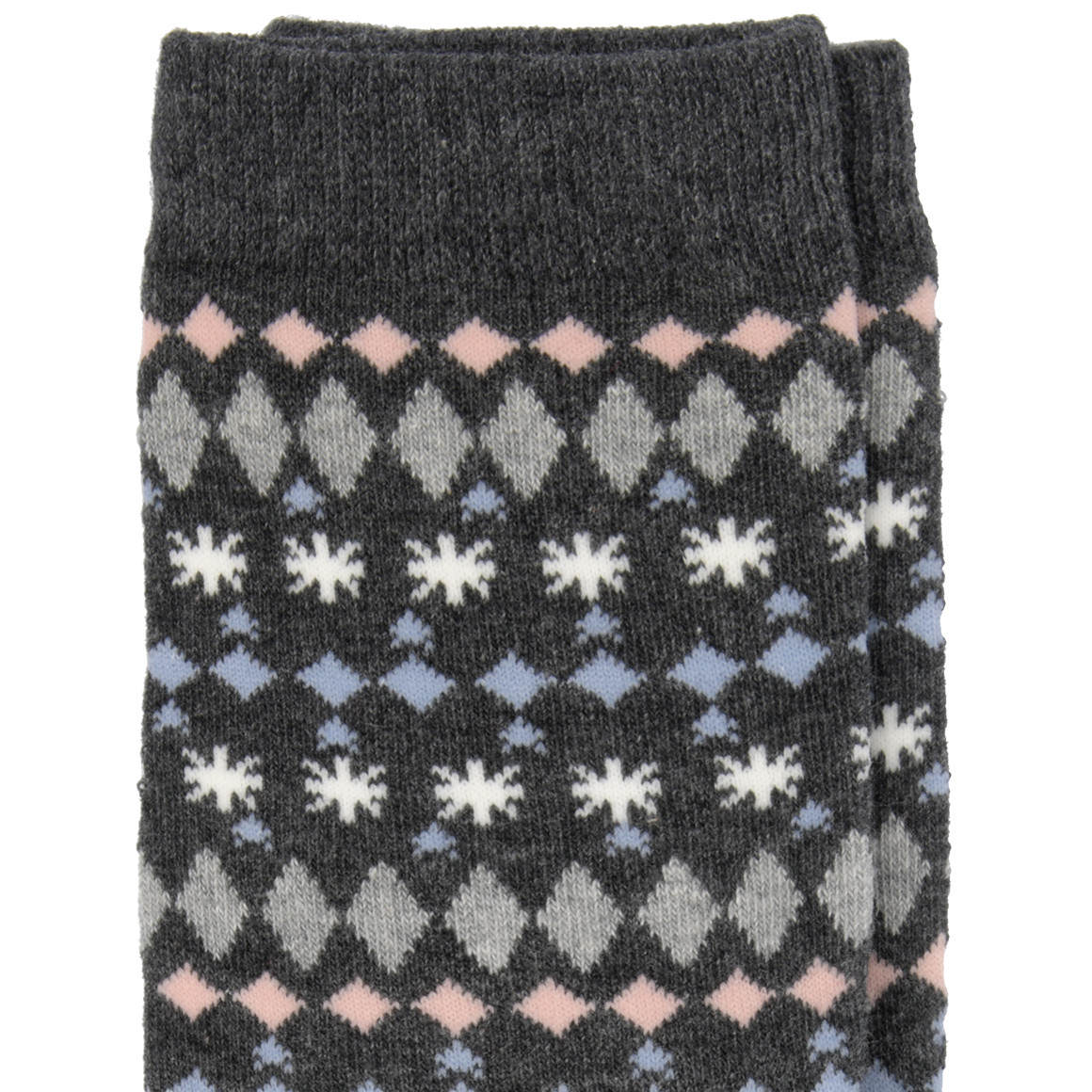 1 paar pluizige Kerstsokken voor Dames