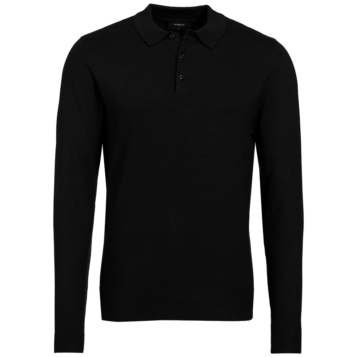 Gebreid poloshirt voor heren met viscose