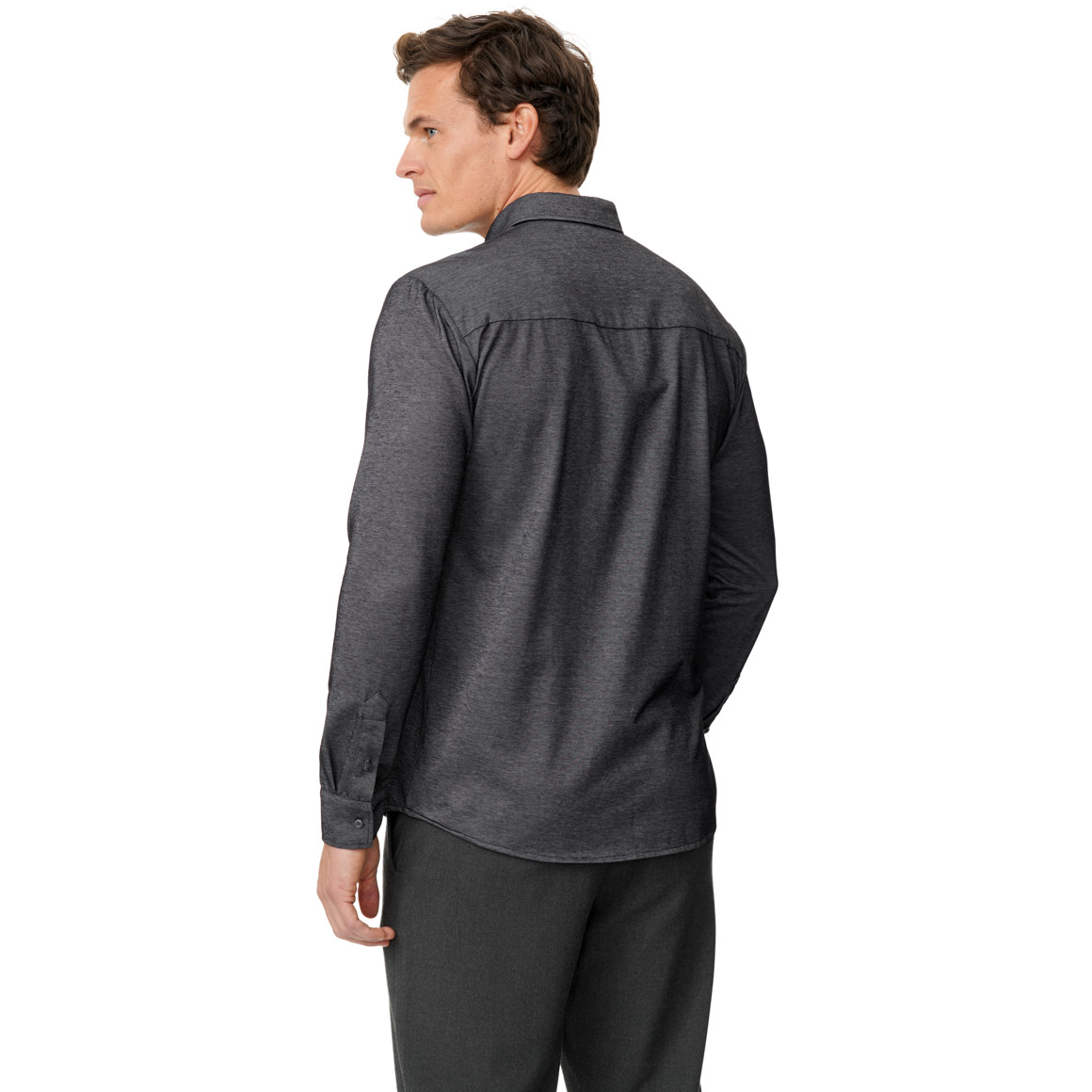 Herren Jersey-Hemd in Modern Fit