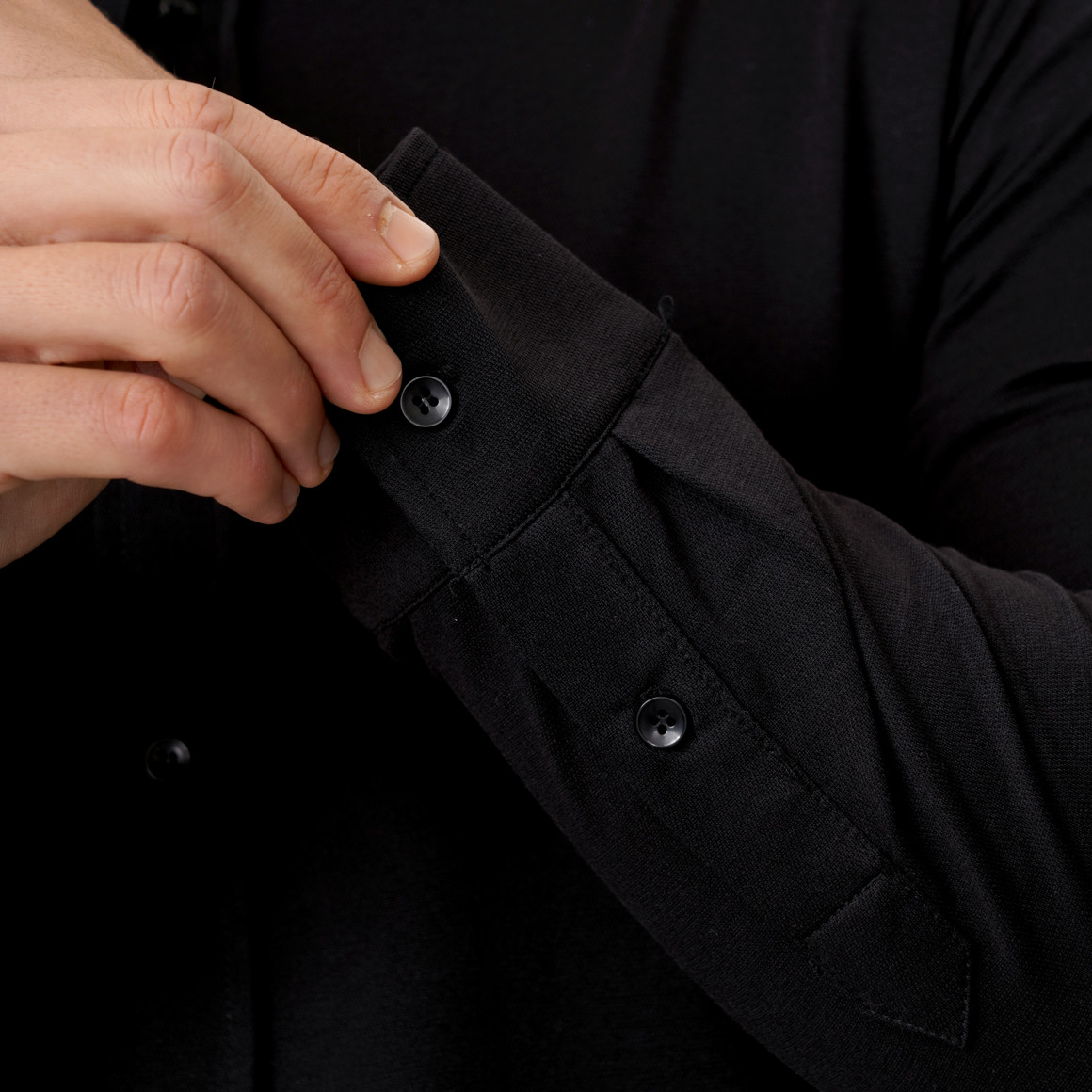 Herren Jersey-Hemd in Modern Fit