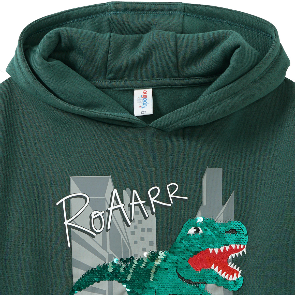 Jungen Hoodie mit Wendepailletten