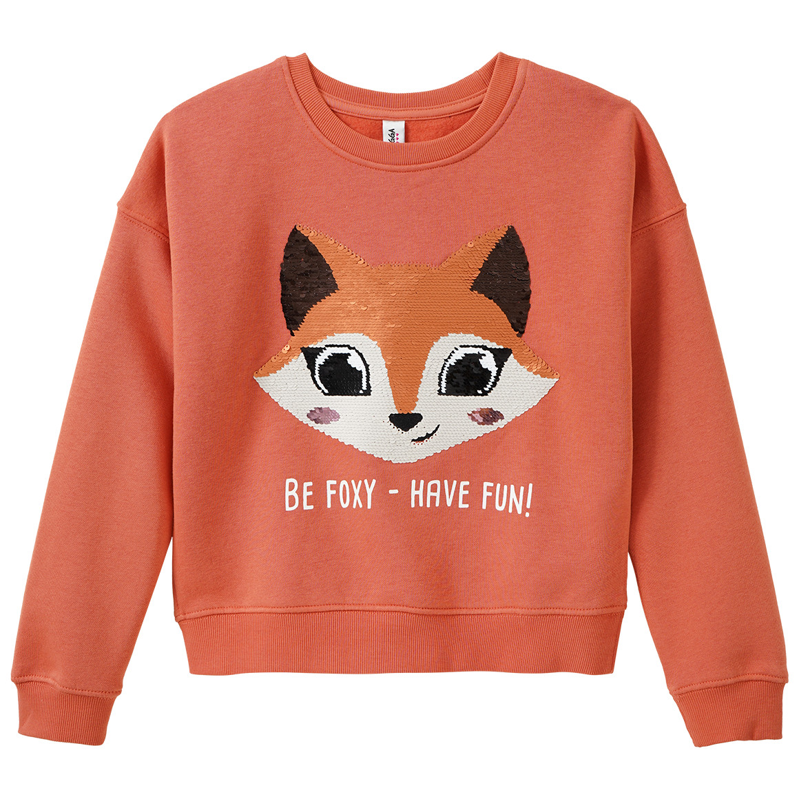 Mädchen Sweatshirt mit Wendepailletten