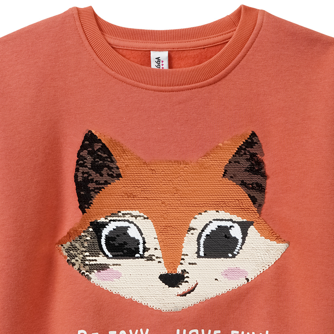 Mädchen Sweatshirt mit Wendepailletten