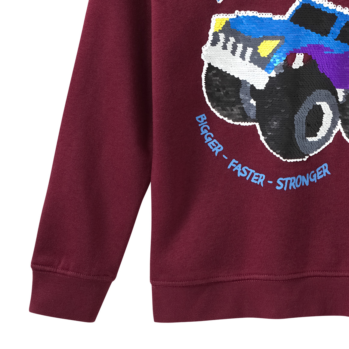 Jungen Hoodie mit Wendepailletten