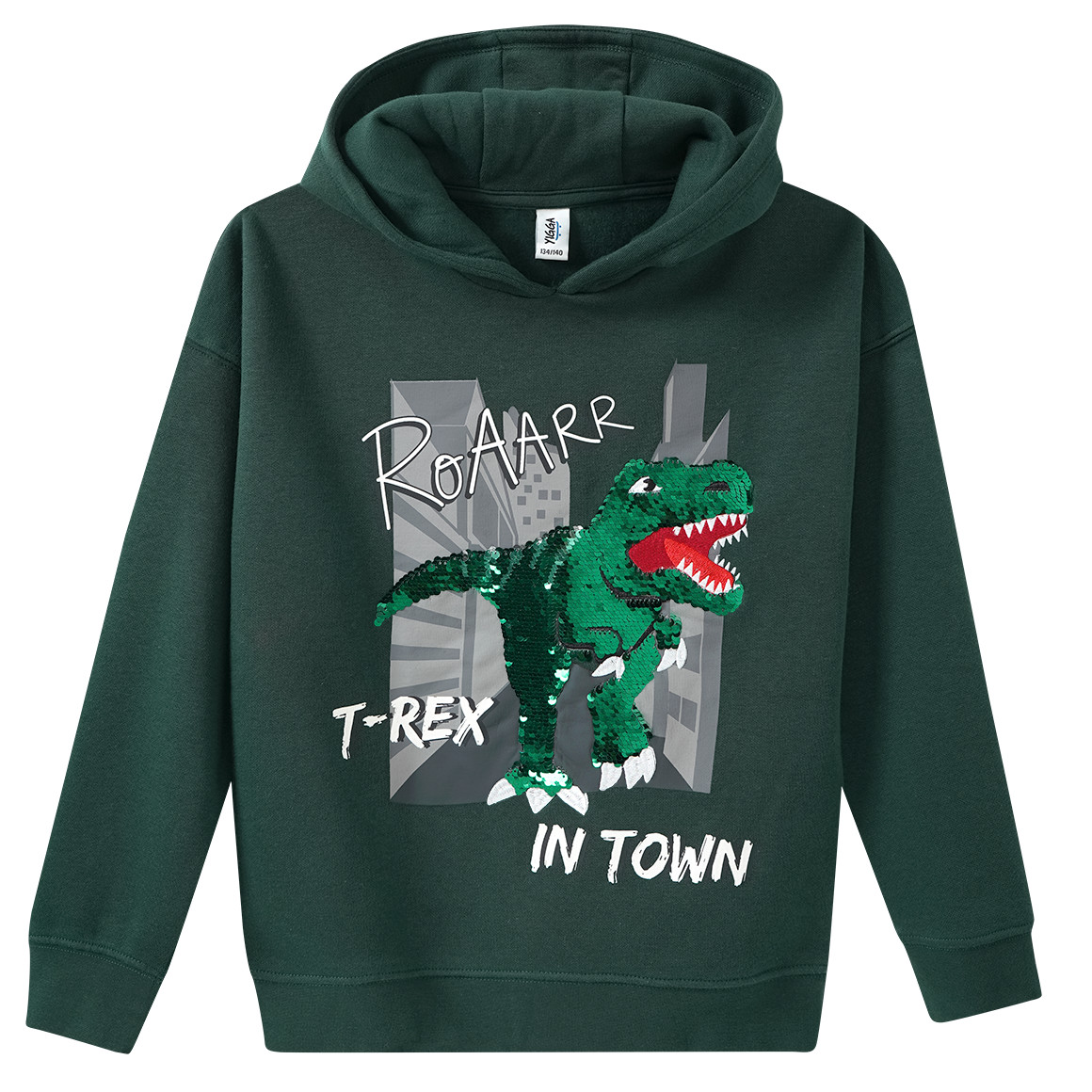 Jungen Hoodie mit Wendepailletten