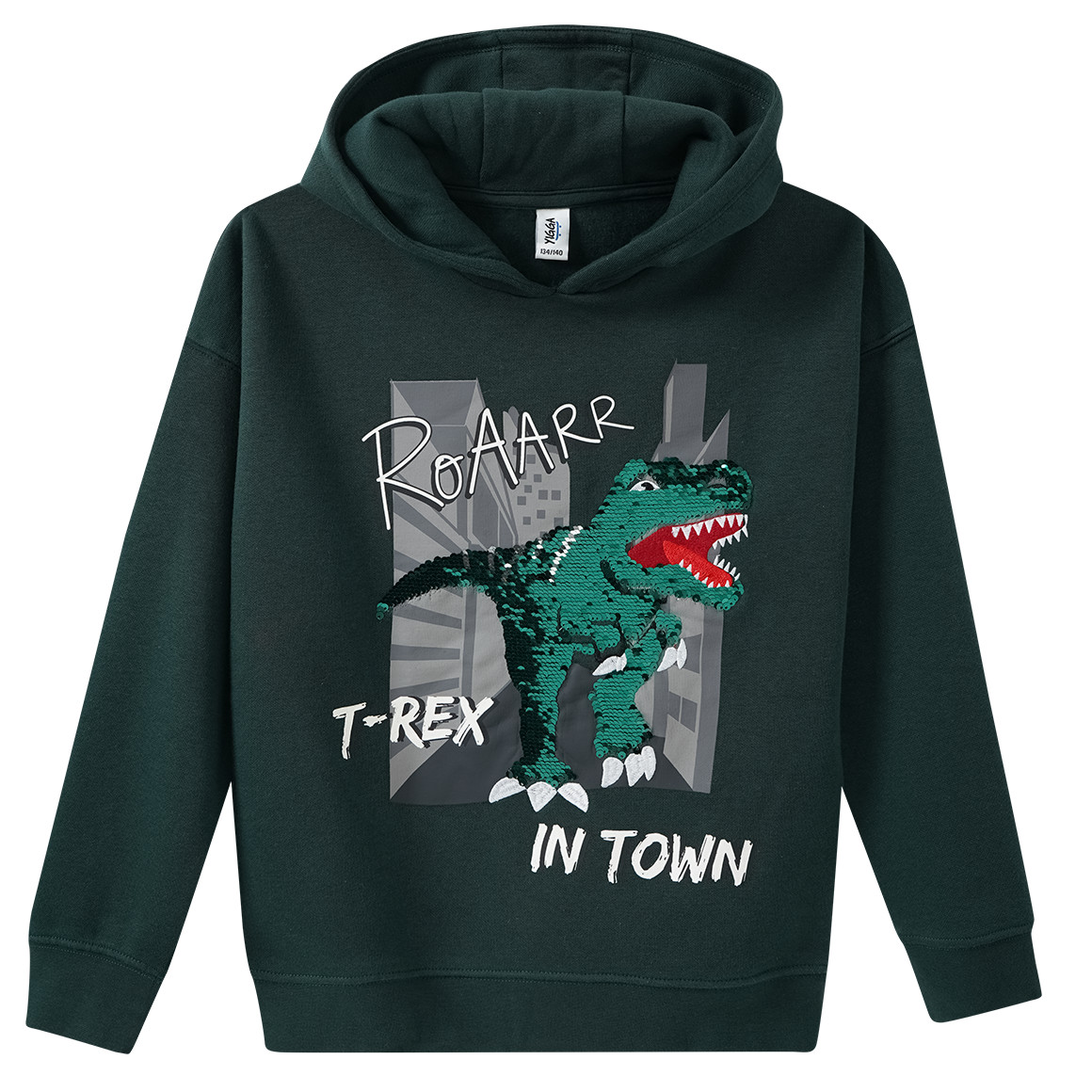 Jungen Hoodie mit Wendepailletten