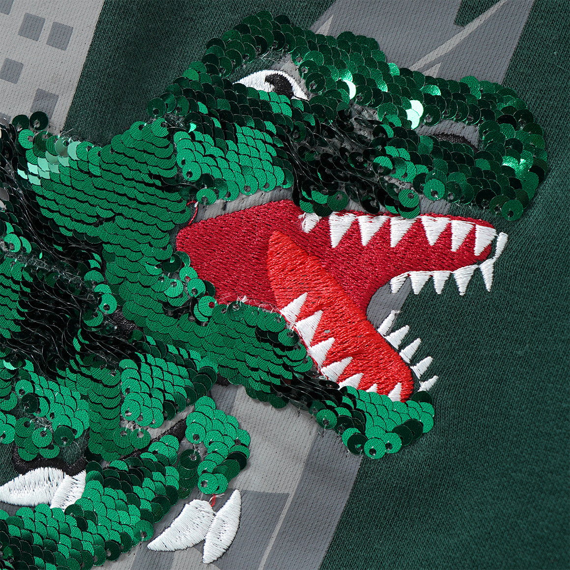 Jungen Hoodie mit Wendepailletten