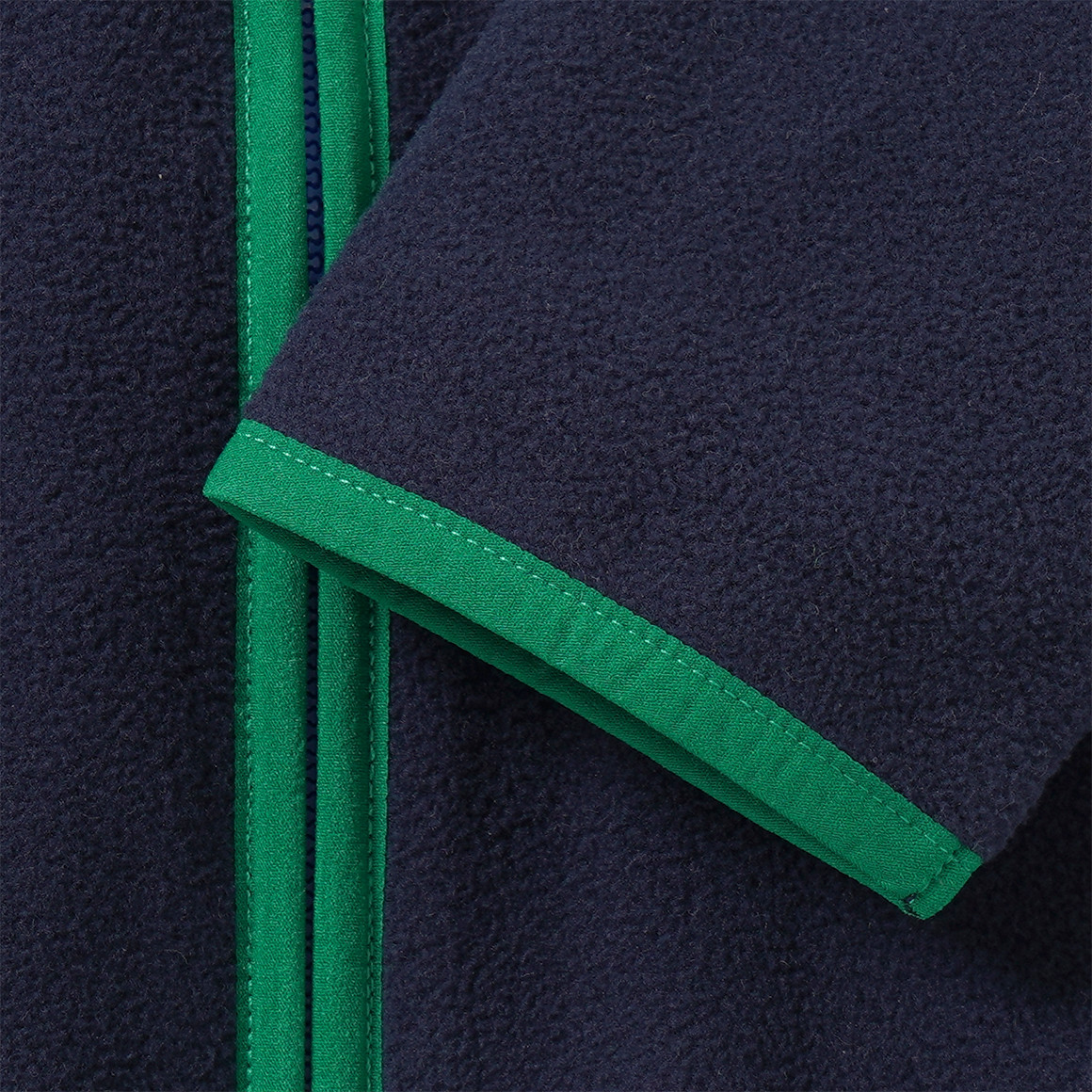Jongens fleecevest met kleurverdelers