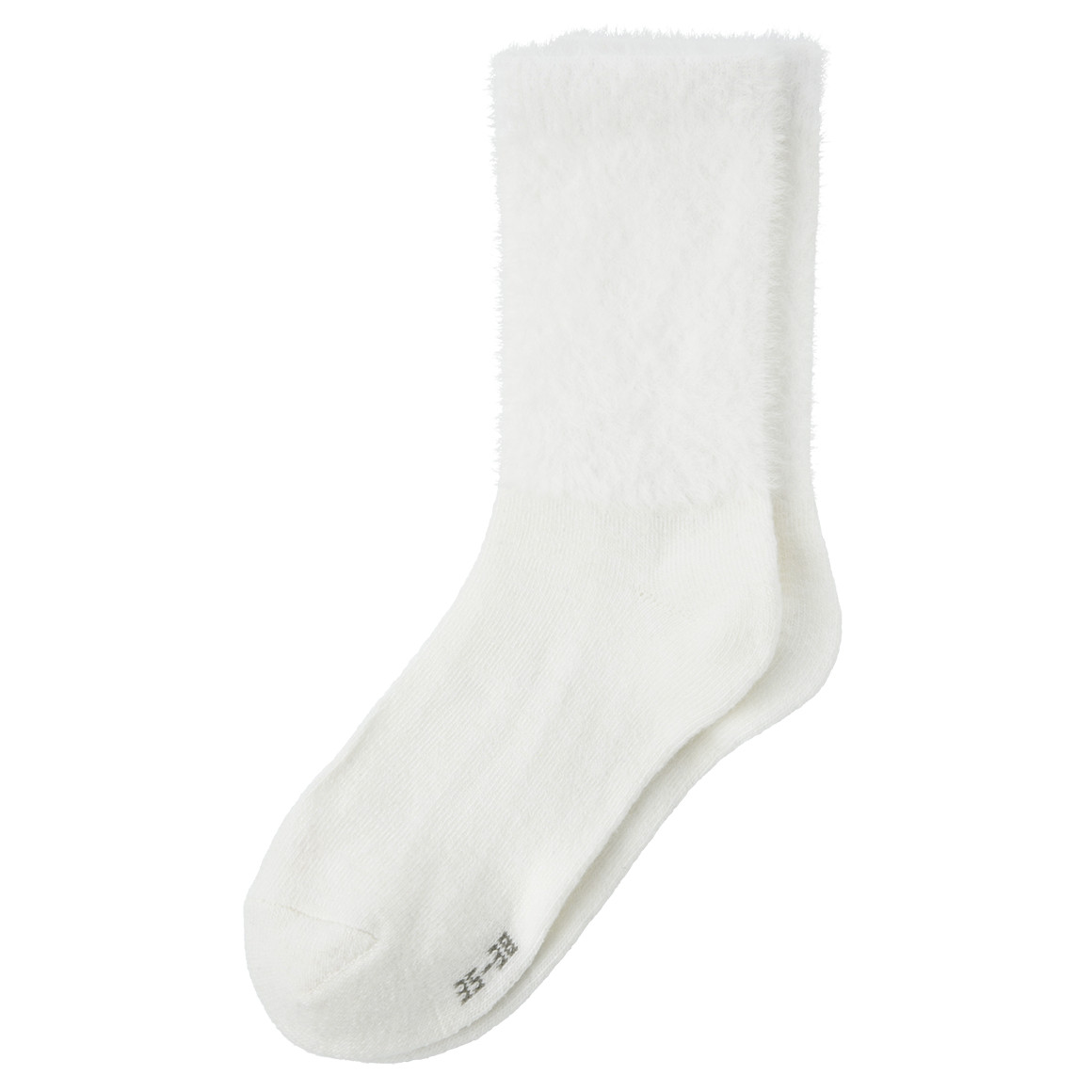 1 Paar Damen Socken in Hairy-Optik