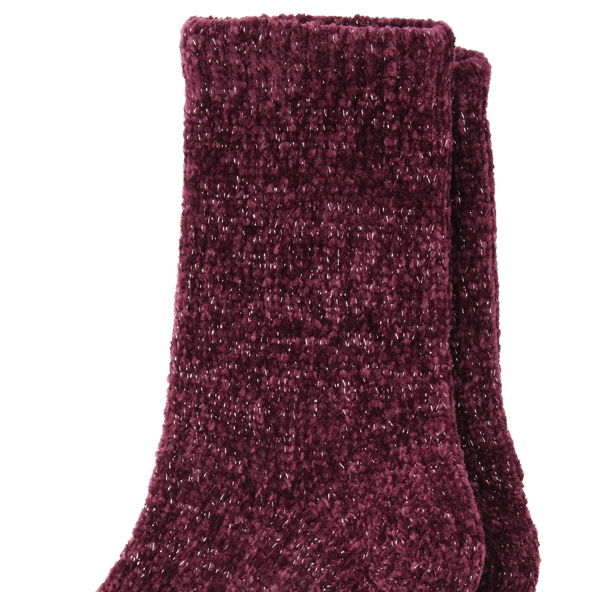 1 Paar Damen Socken aus Chenille 