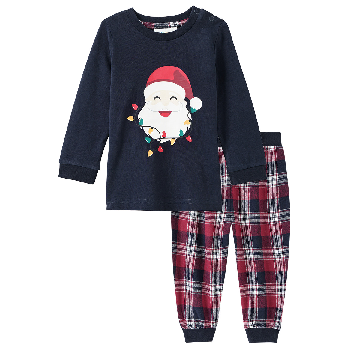 Pyjama met print voor babykerst