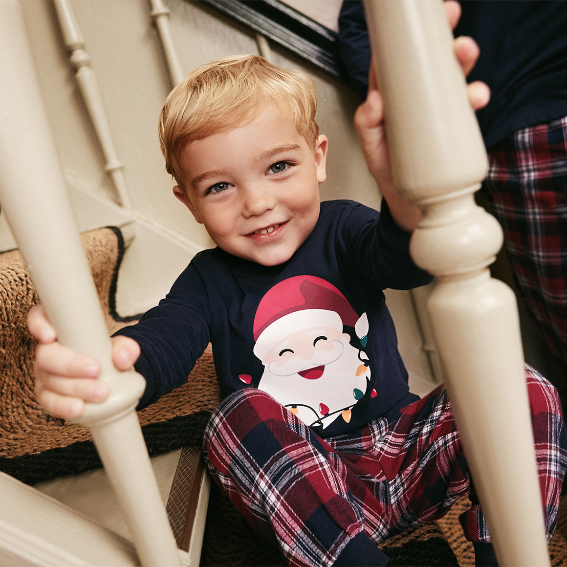 Pyjama met print voor babykerst