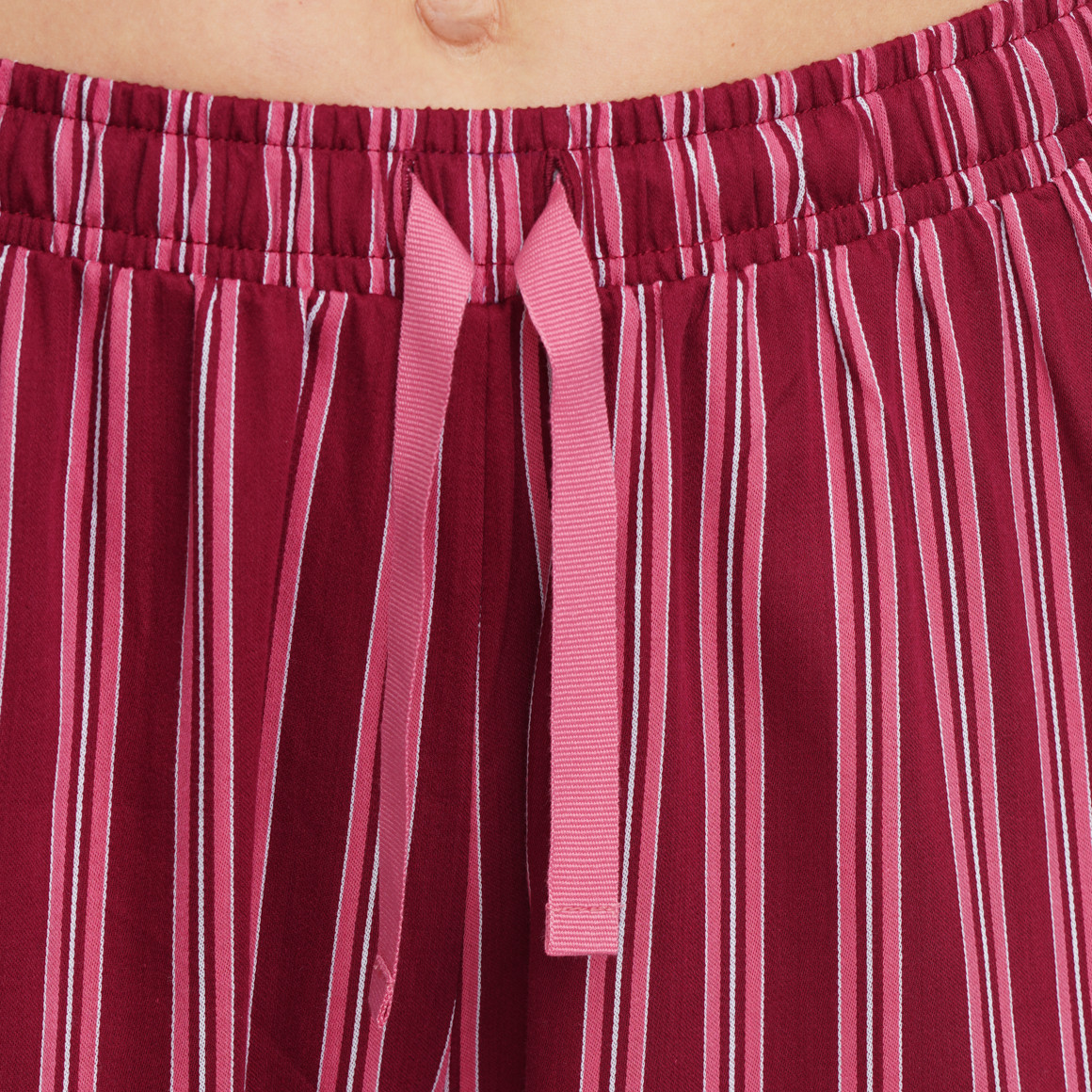 Dames kerstpyjama met strepen