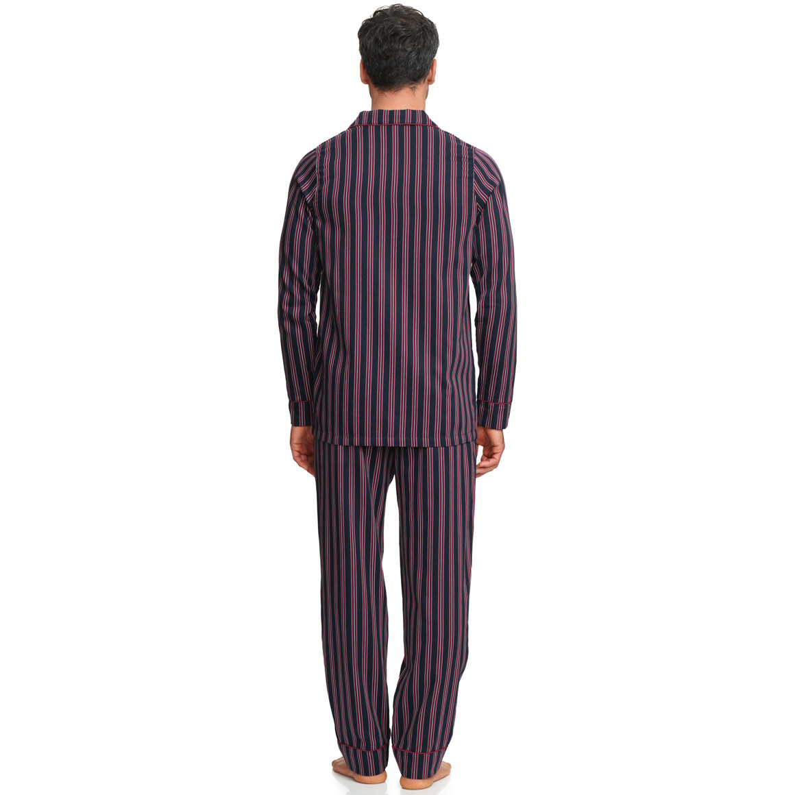 Heren Kerstpyjama met strepen