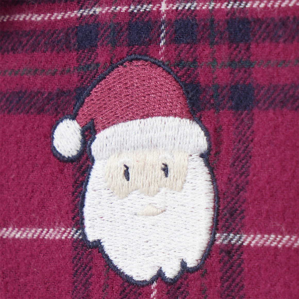 Kerstpyjama met borduursel voor kinderen