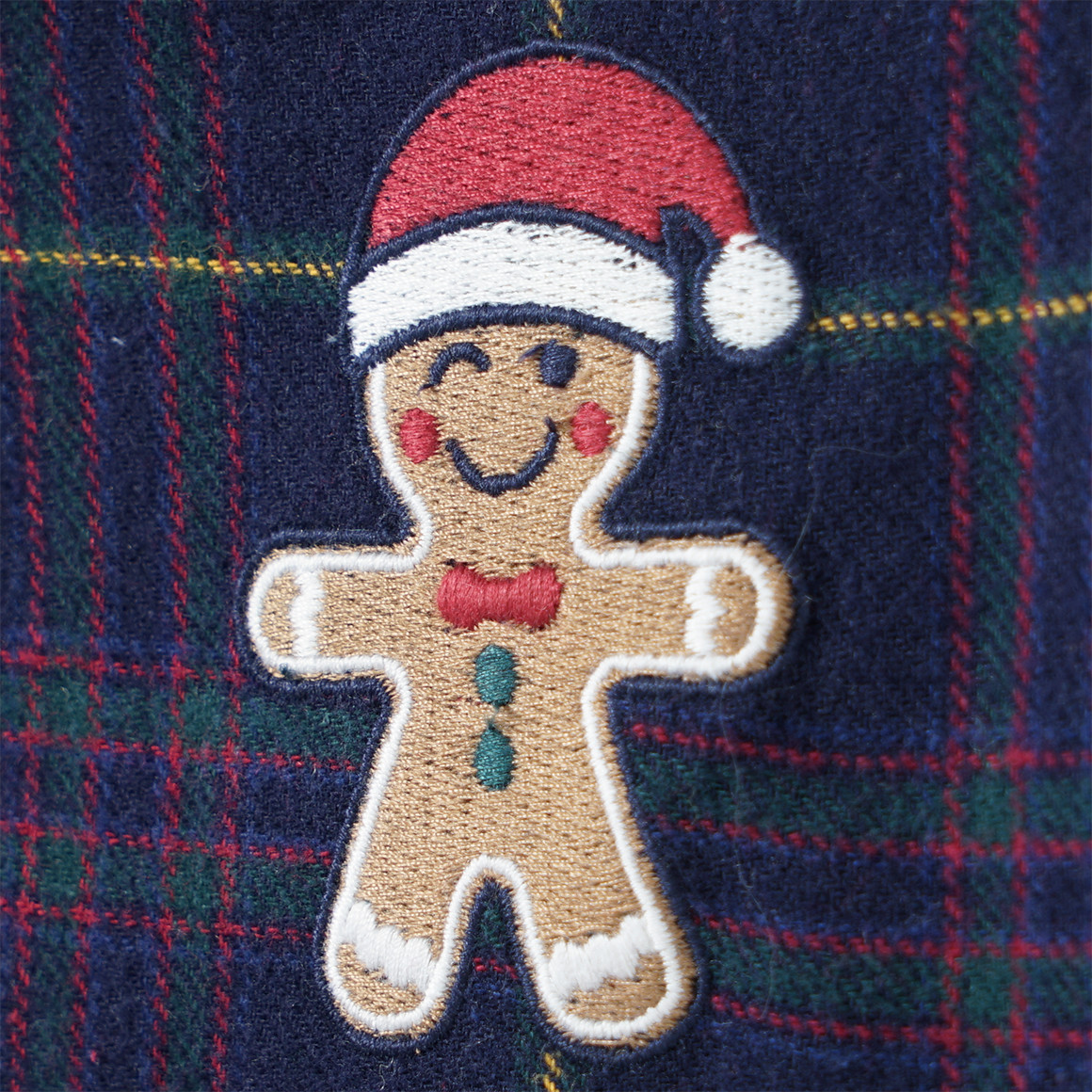 Kerstpyjama met borduursel voor kinderen