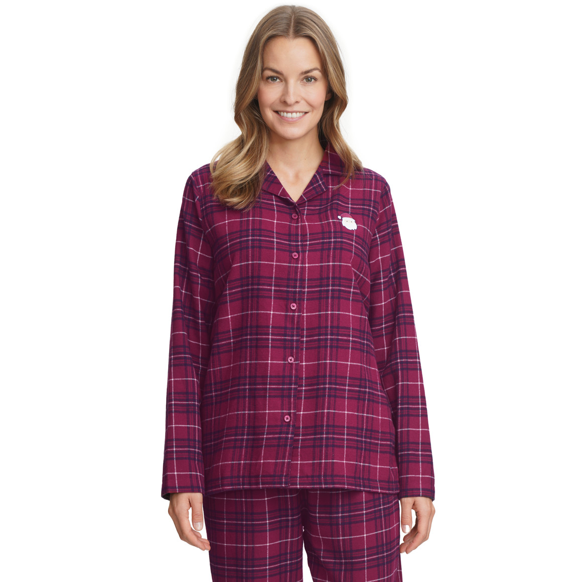 Kerstpyjama Dames met borduursel