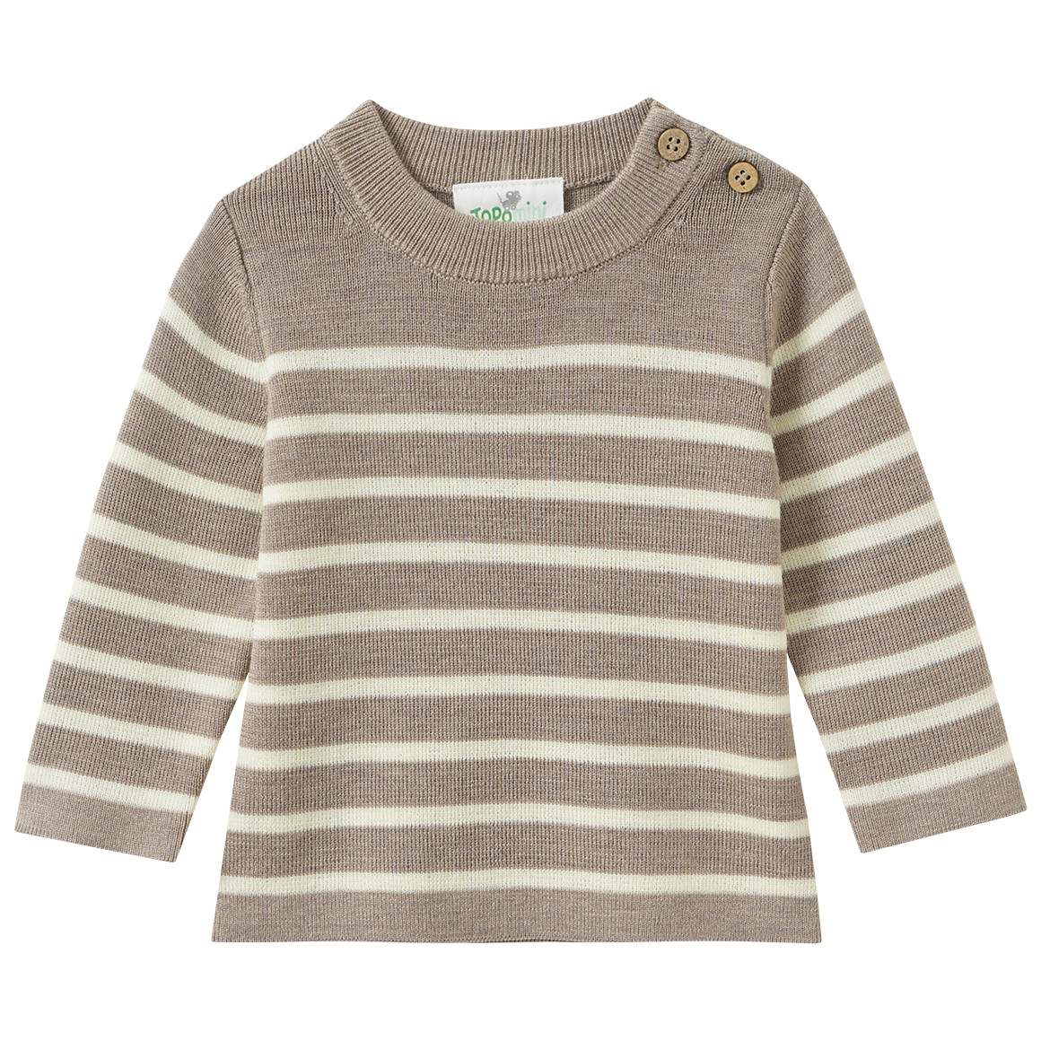 Geboorte wollen trui met strepen
