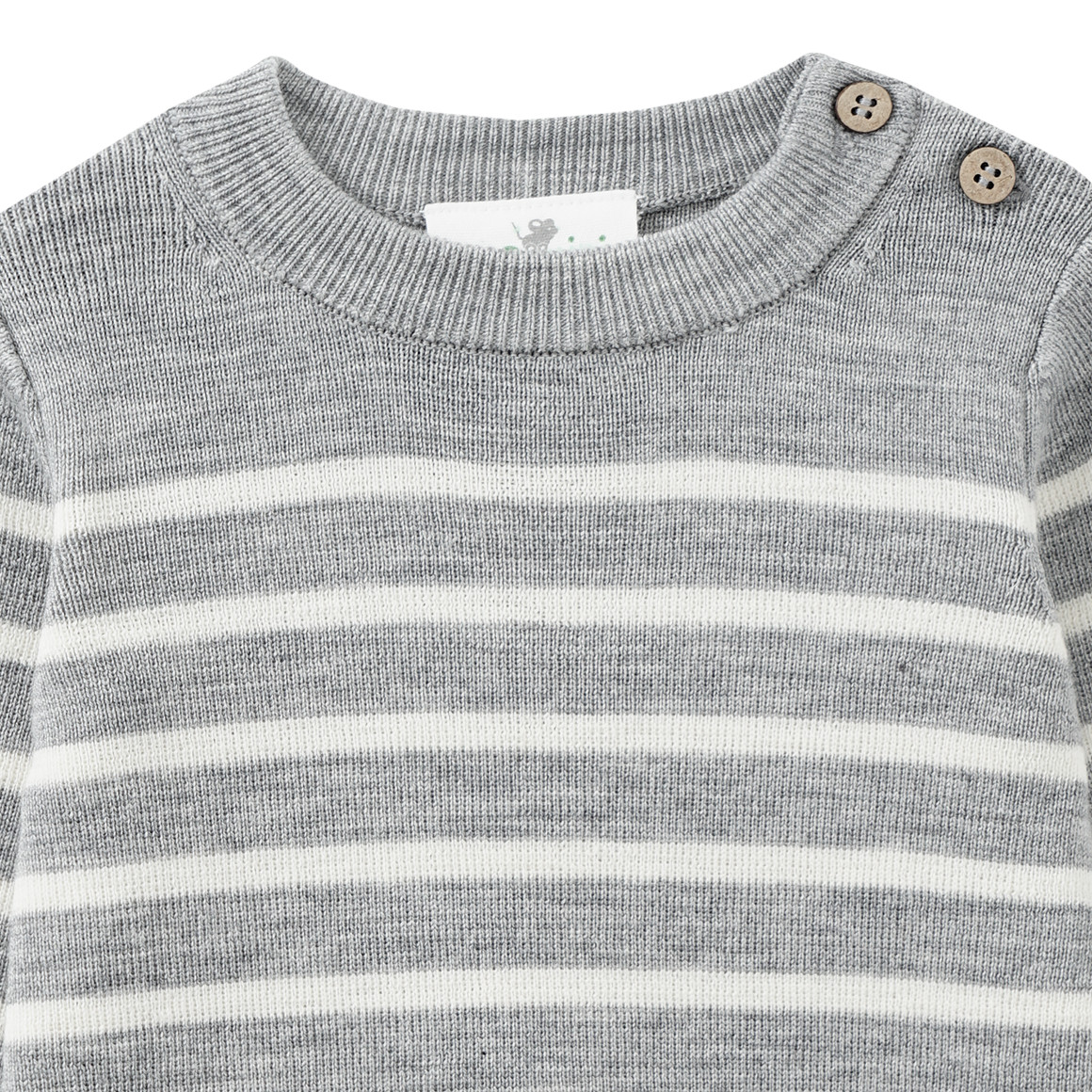 Geboorte wollen trui met strepen