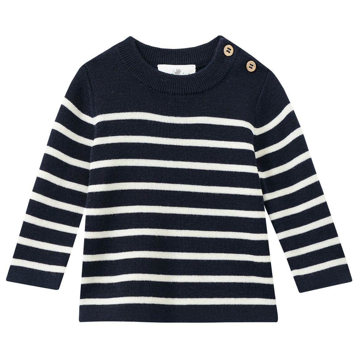 Geboorte wollen trui met strepen