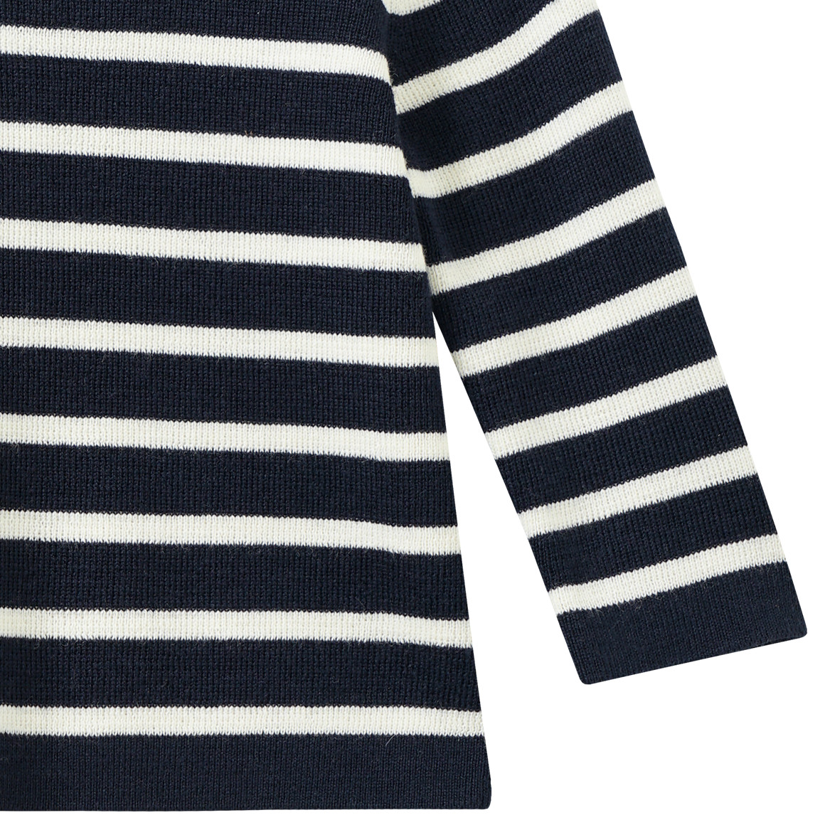 Geboorte wollen trui met strepen