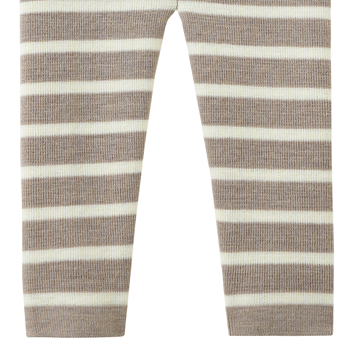 Geboorte wollen gebreide broek met strepen