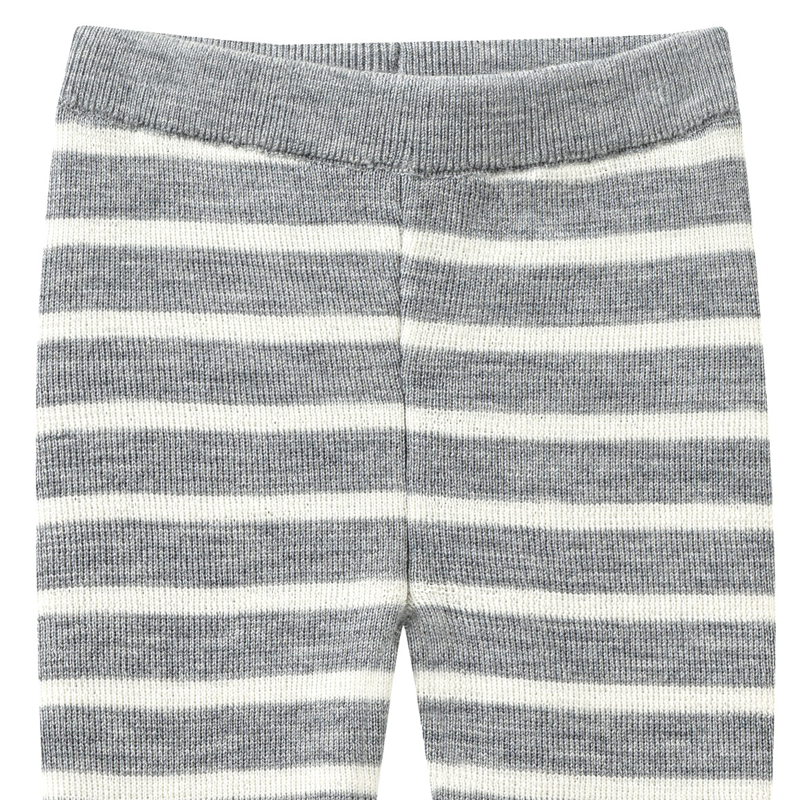 Geboorte wollen gebreide broek met strepen