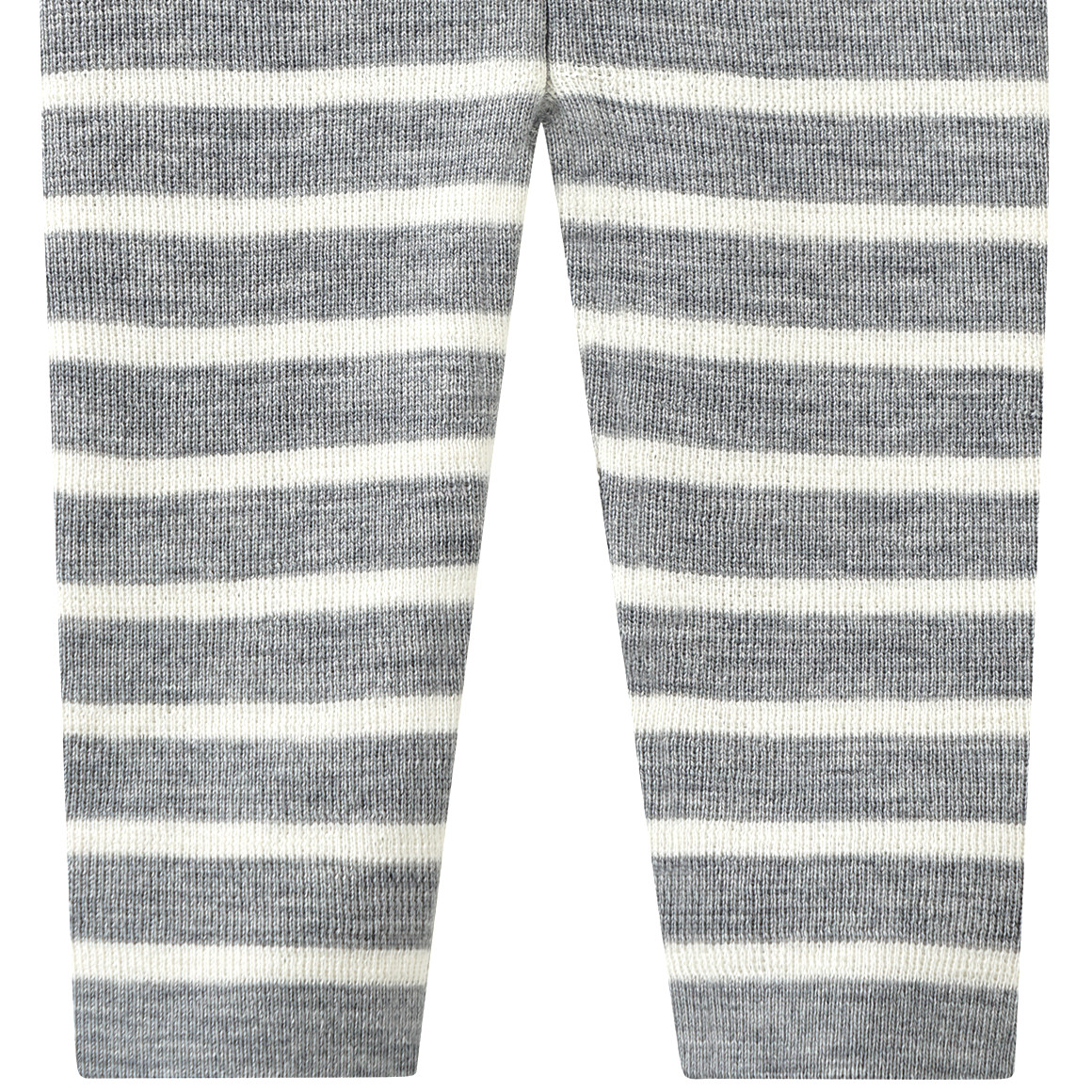 Geboorte wollen gebreide broek met strepen