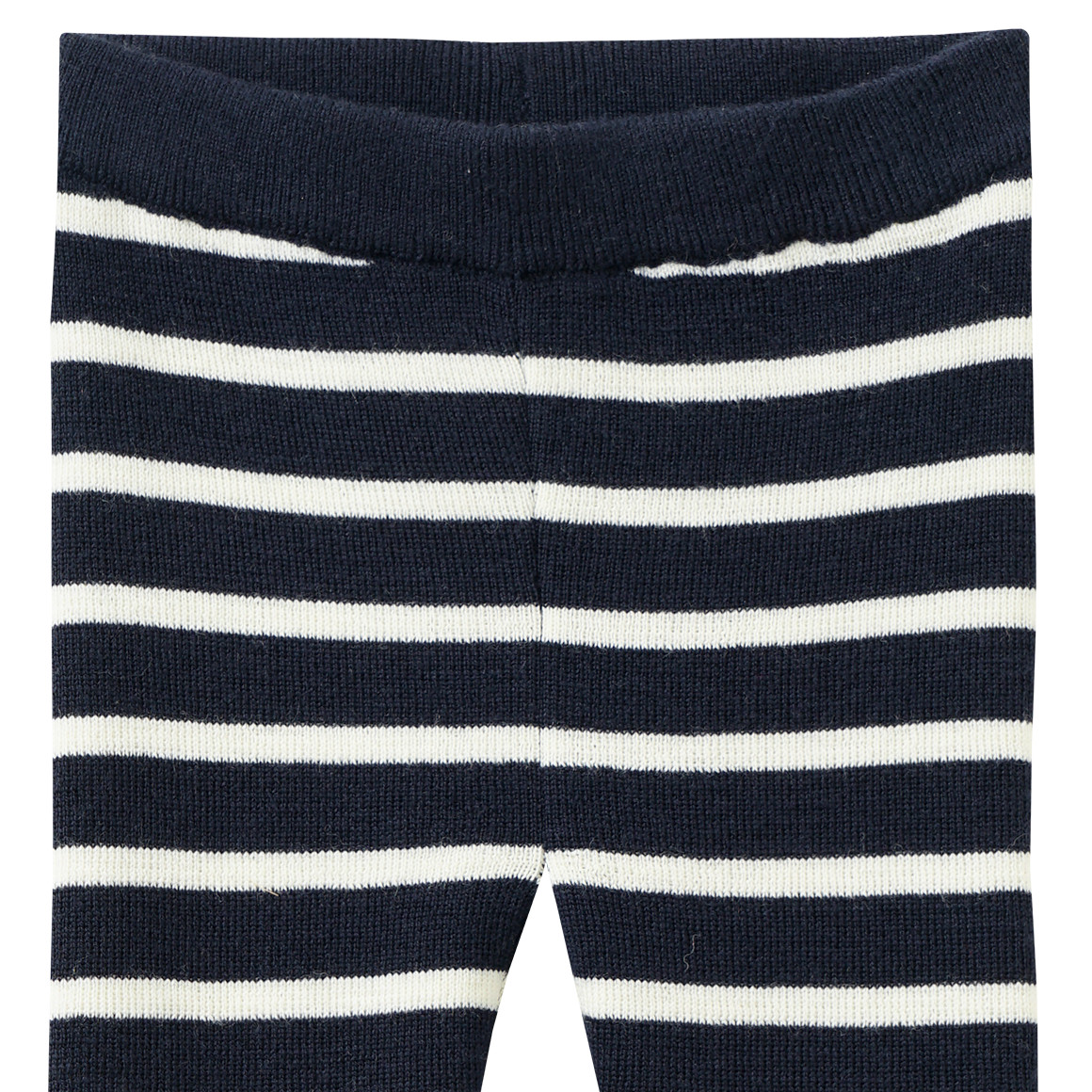 Geboorte wollen gebreide broek met strepen