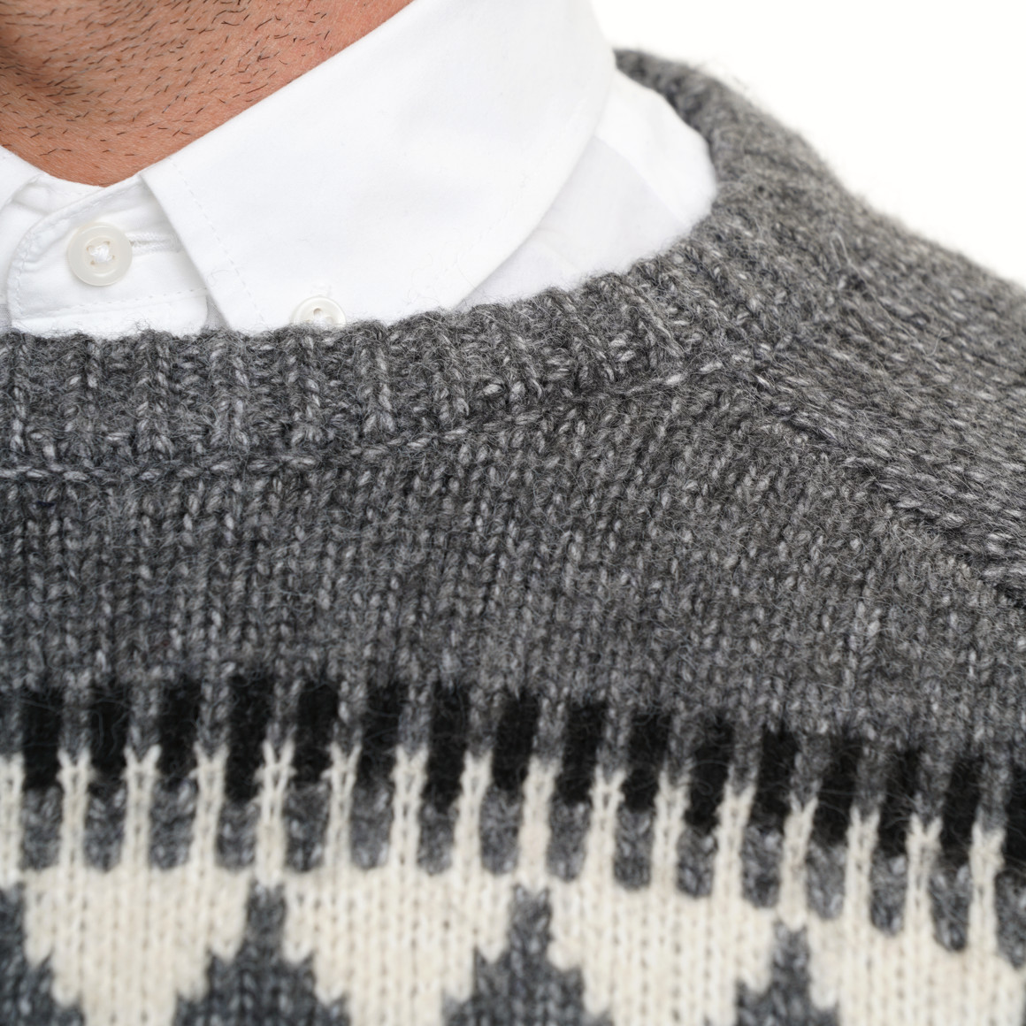 Herren Strickpullover mit Muster
