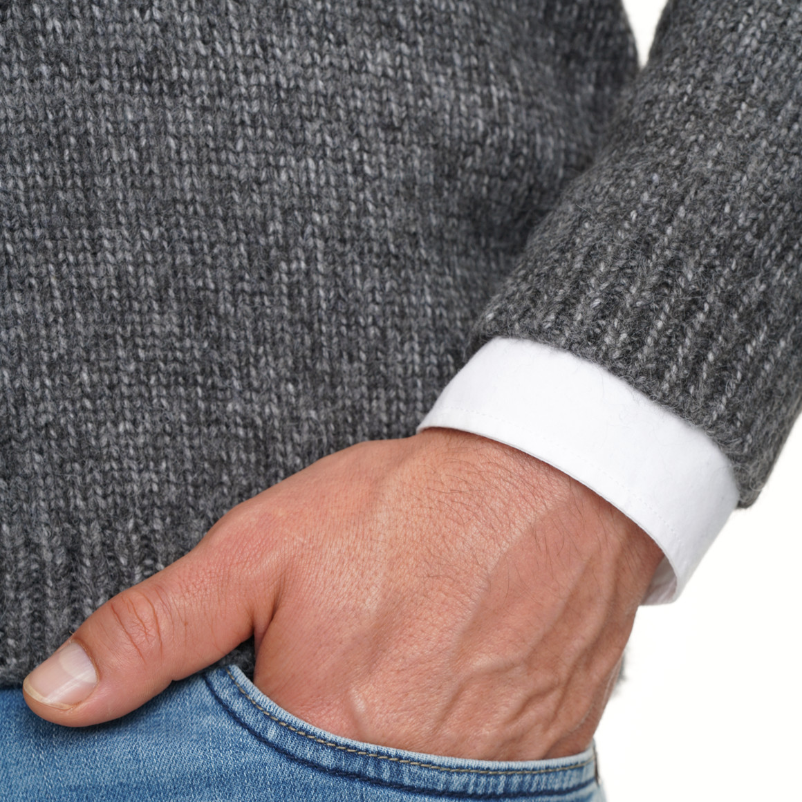 Herren Strickpullover mit Muster