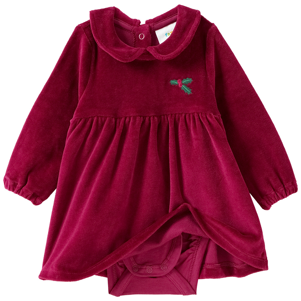 Bodycon jurk met borduursel