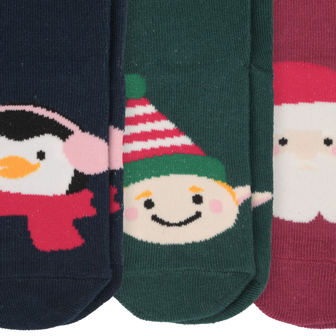 3 paar Kerstsokken voor kinderen