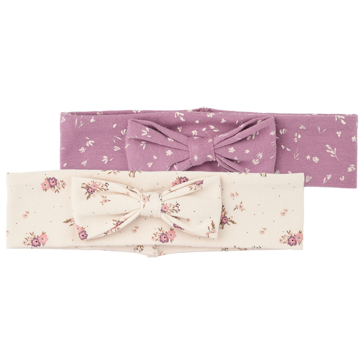 2 hoofdbanden met strikapplicatie voor baby's