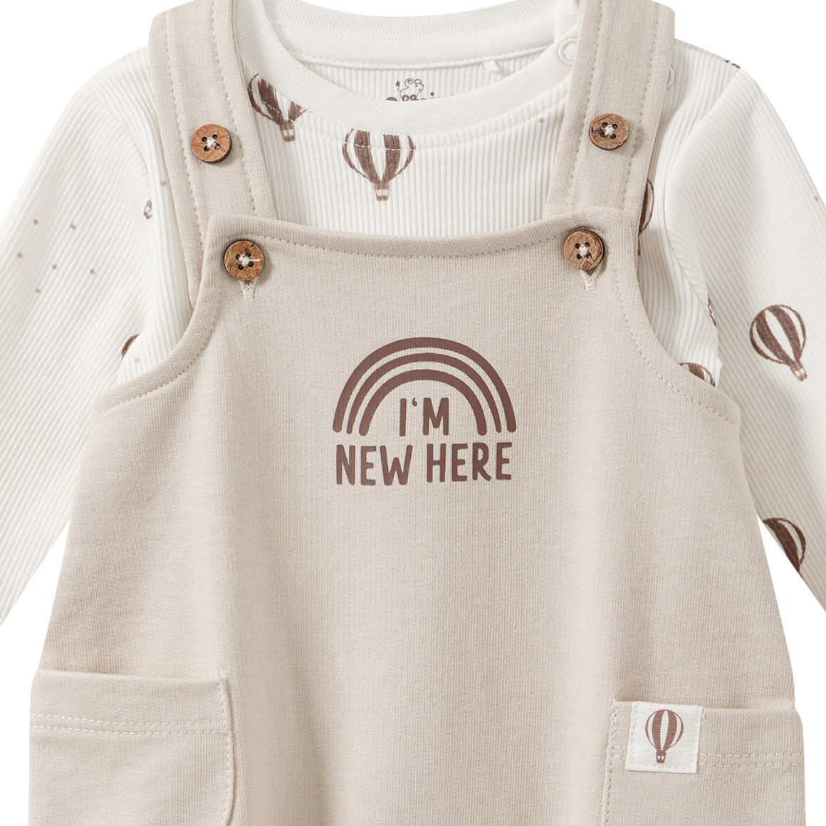 Newborn Set mit Strampler und Shirt Born 2026