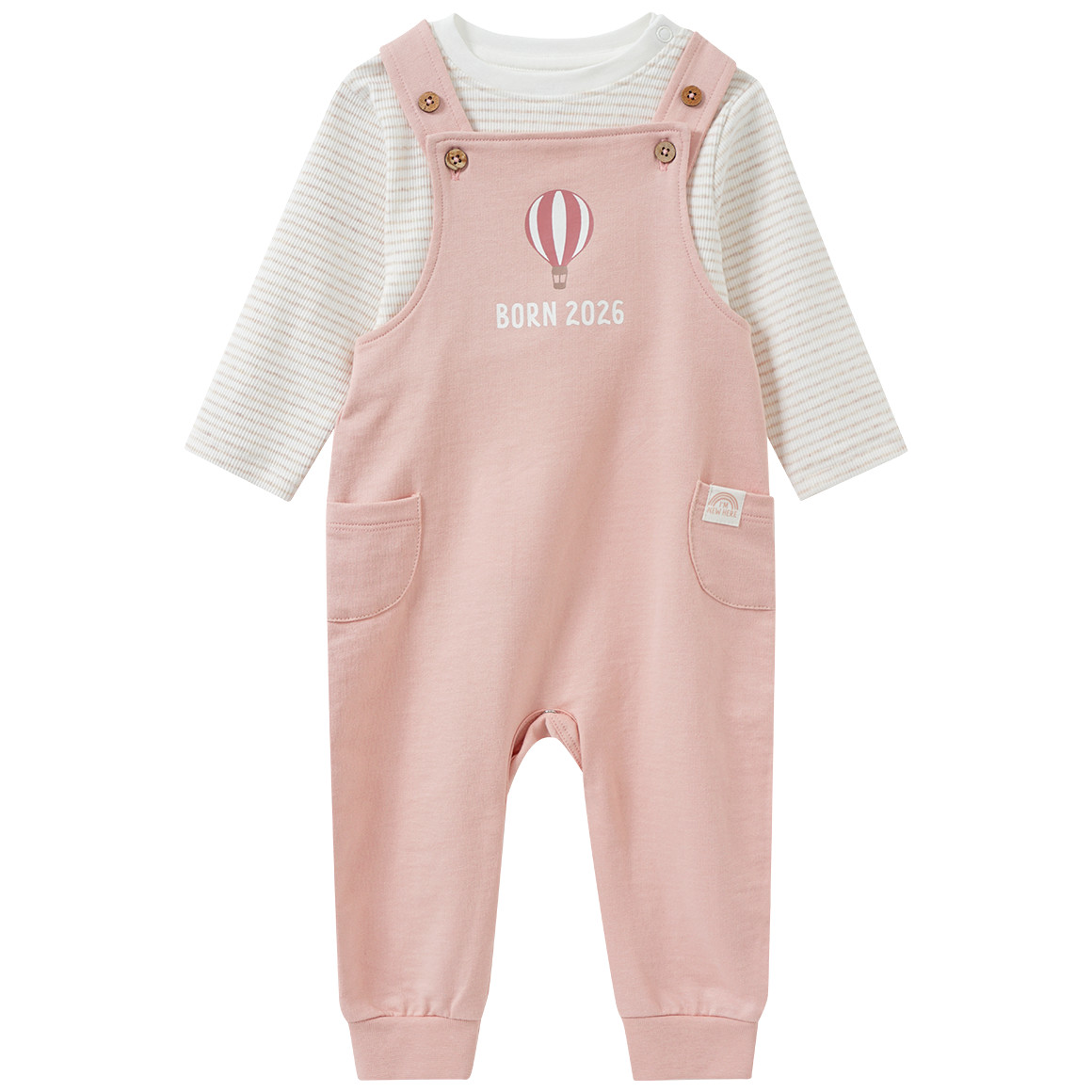 Newborn Set mit Strampler und Shirt Born 2026