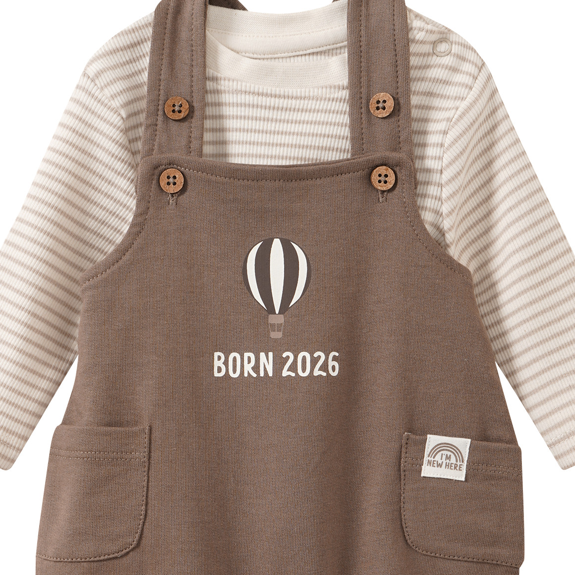 Newborn Set mit Strampler und Shirt Born 2026