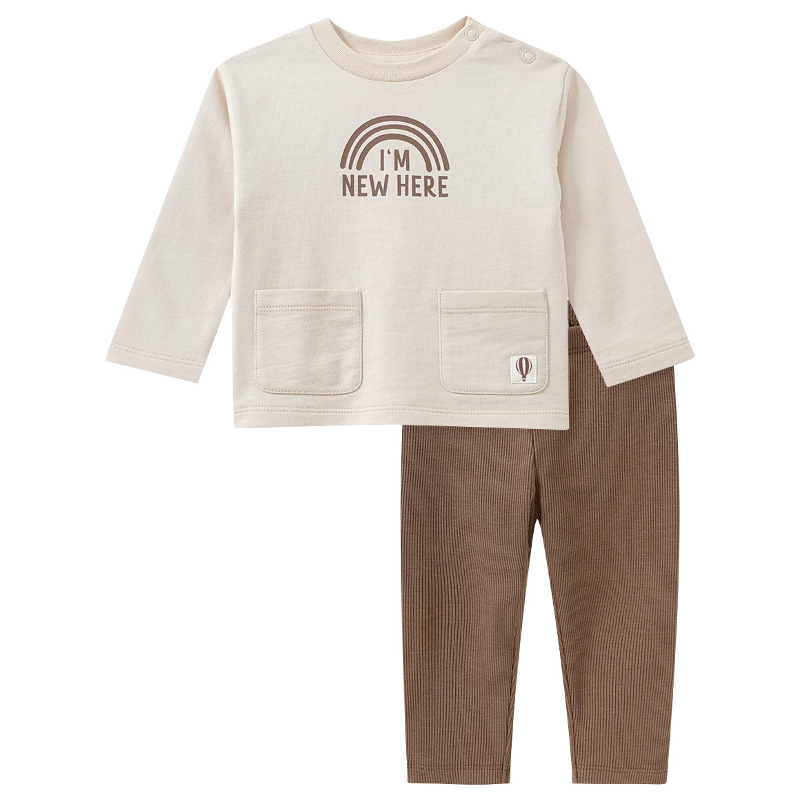 Newborn Set mit Sweatshirt und Hose Born 2026