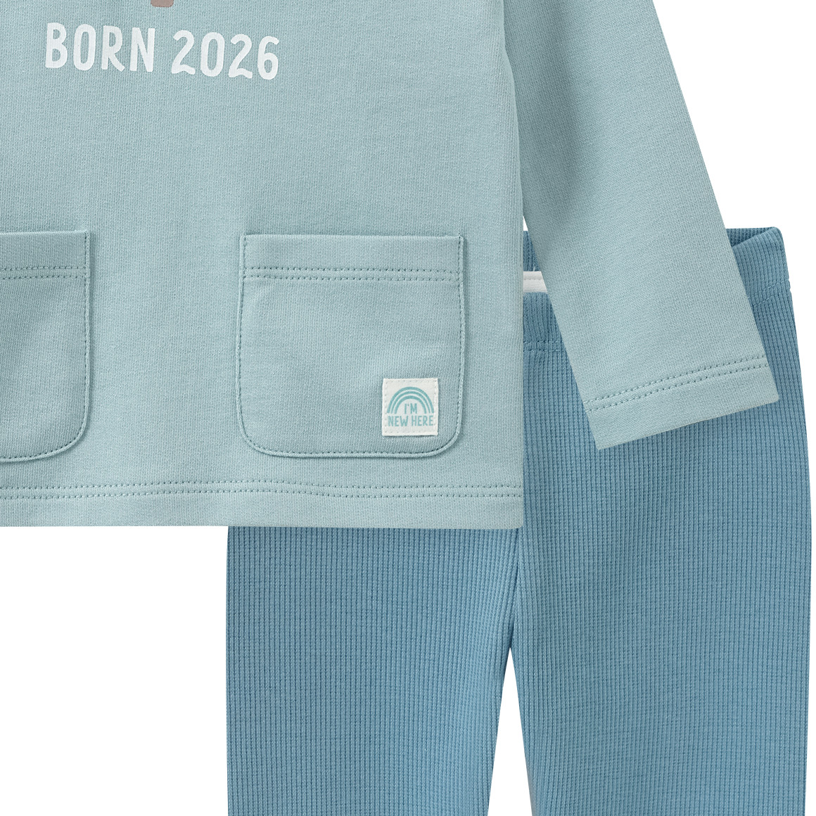 Newborn Set mit Sweatshirt und Hose Born 2026
